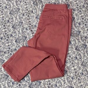 Dusty rose pink pants